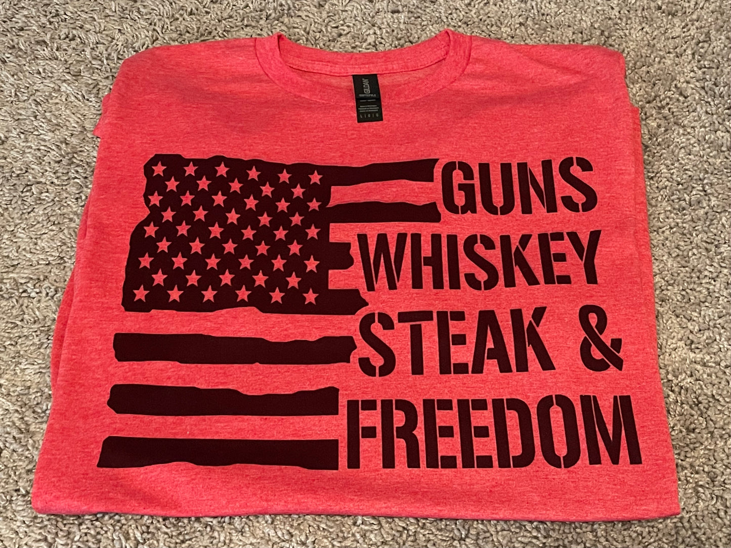 Guns, whiskey, steak & freedom