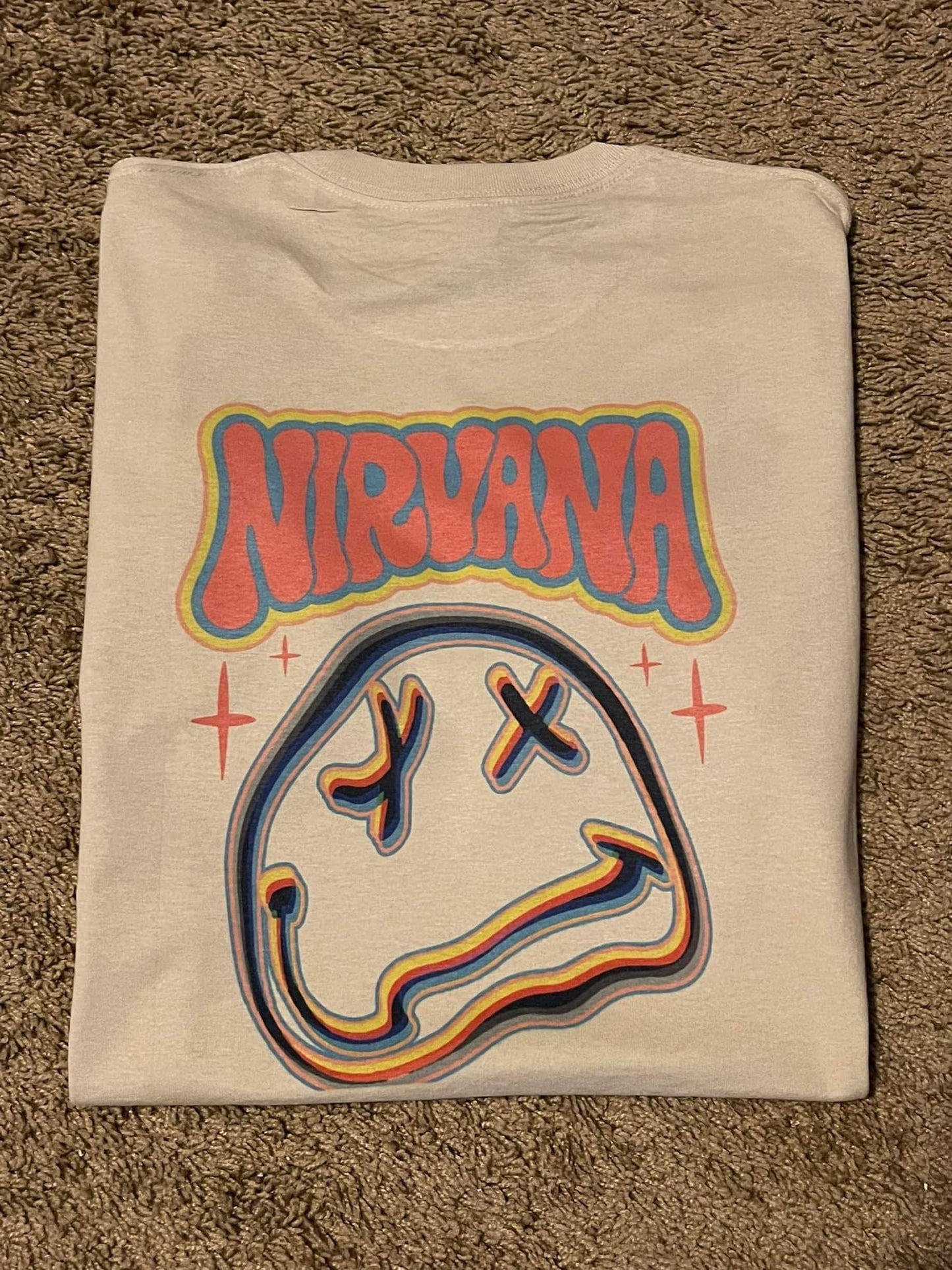 Nirvana dripping smiley face