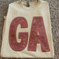 Red sparkle GA