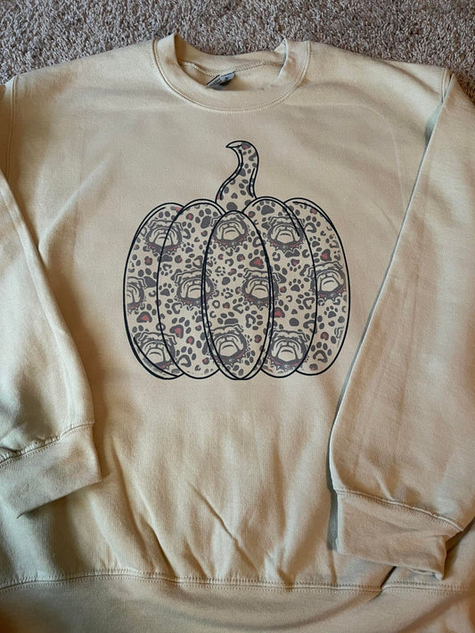 GA Bulldog Pumpkin