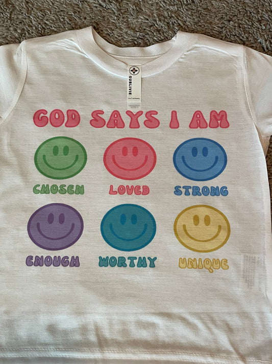 God says I am......