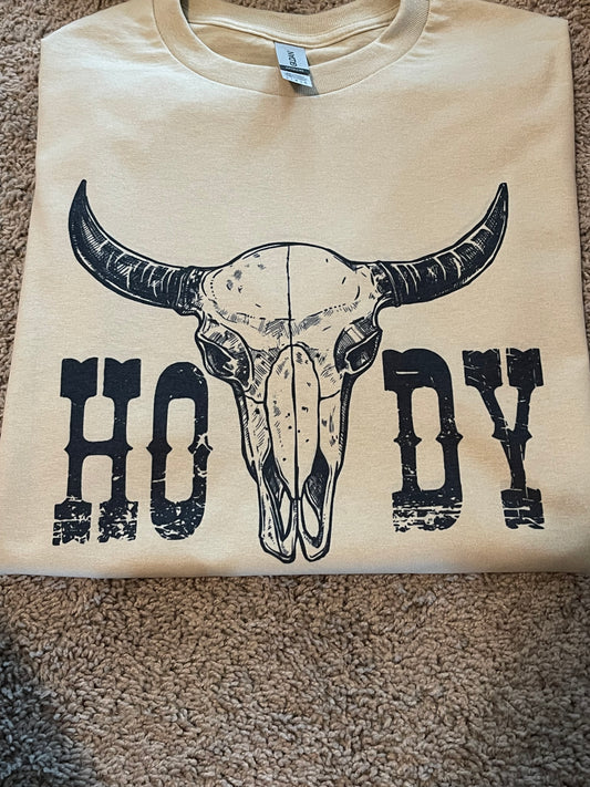 Howdy - bull horns