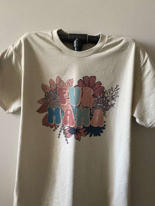 Floral fur mama