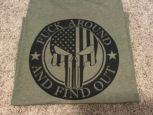 F**k around & Find out - skull head