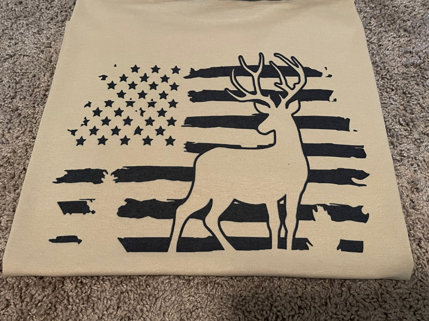 Deer & Flag