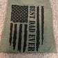Best dad ever - with flag