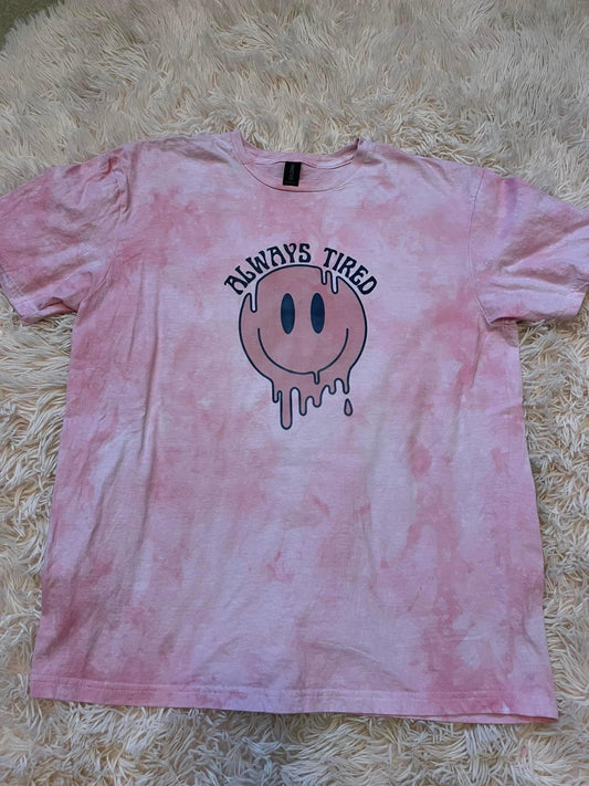 Always tired dripping smiley
