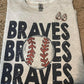 Braves With Baseball