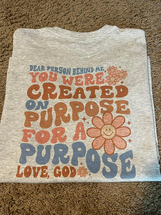 Created For A Purpose Graphic Tee