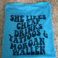 She likes cheap drinks, tattoos and morgan wallen