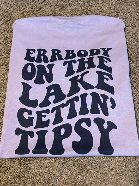 Errbody on the lake gettin' tipsy