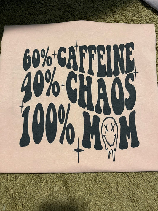 60% Caffeine 40% Chaos 100% MOM