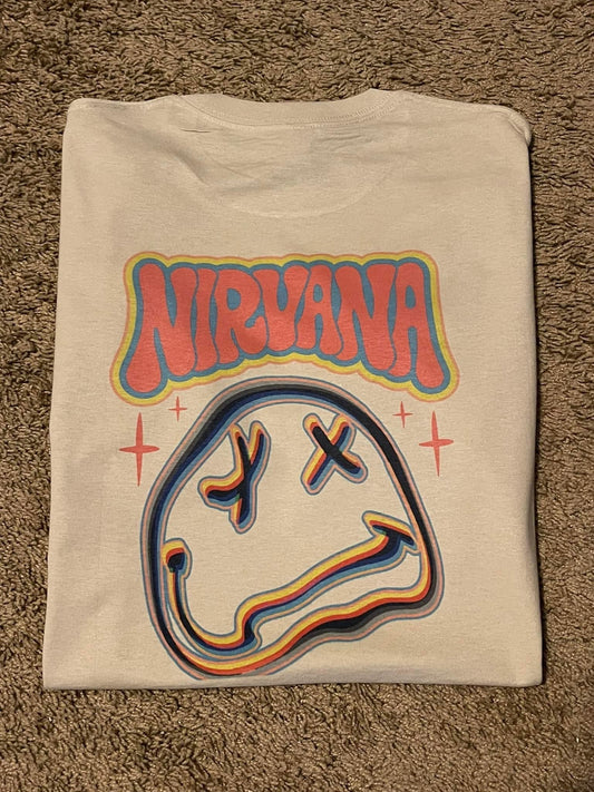 Nirvana dripping smiley face